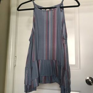 Blue Striped Alya Blouse